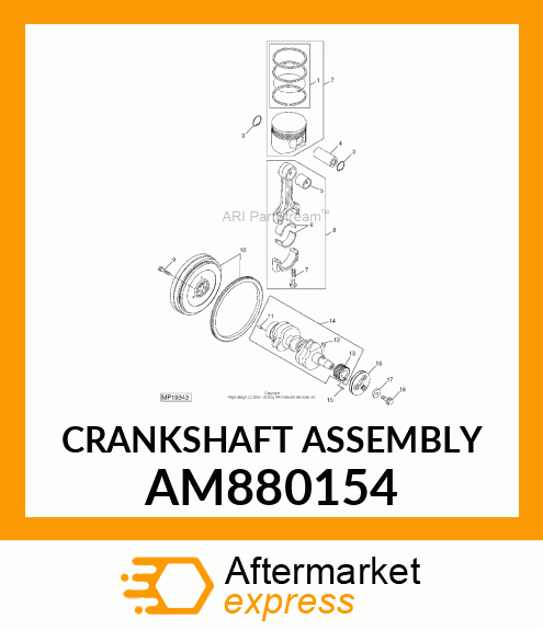 Crankshaft AM880154