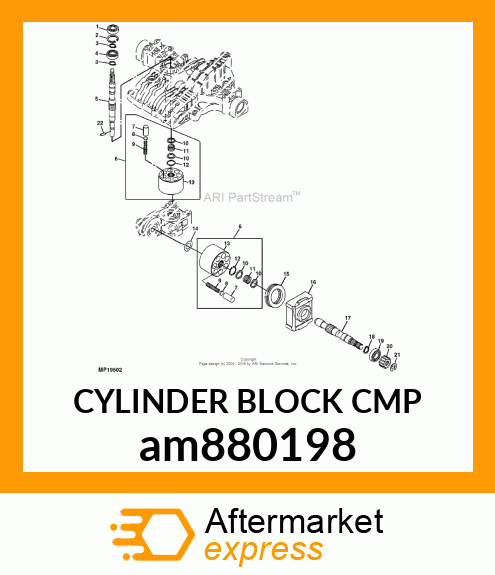 CYLINDER BLOCK CMP am880198