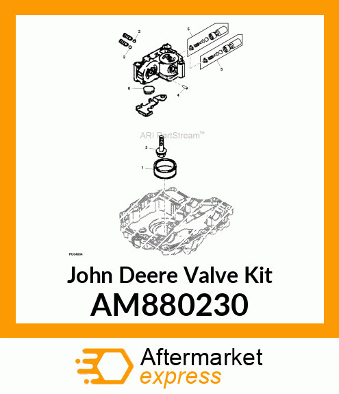 VALVE KIT, SET, VALVE A AM880230