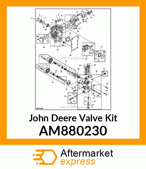 VALVE KIT, SET, VALVE A AM880230