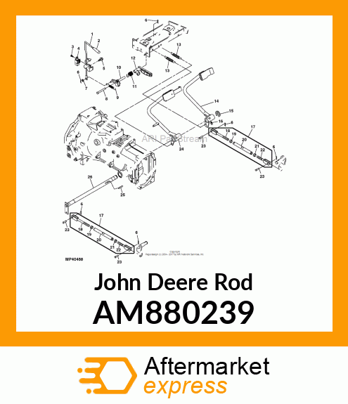 BRAKE ROD COMP AM880239