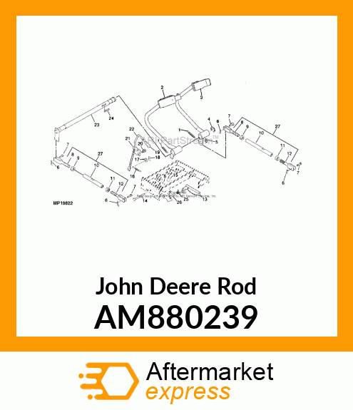 BRAKE ROD COMP AM880239