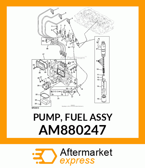 FUEL PUMP, PUMP, FUEL ASSY AM880247