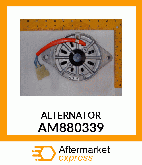 ALTERNATOR, ALTERNATOR (35A) AM880339