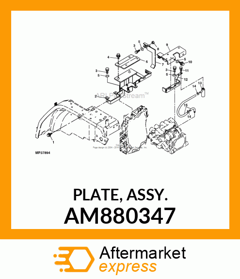 PLATE, ASSY. AM880347