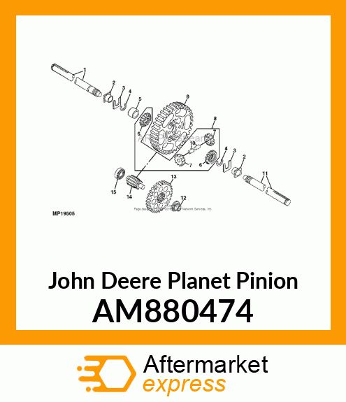 Planet Pinion AM880474