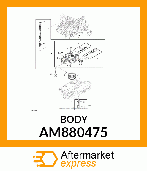 Case AM880475