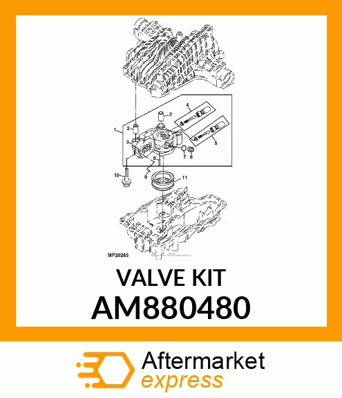 VALVE KIT AM880480