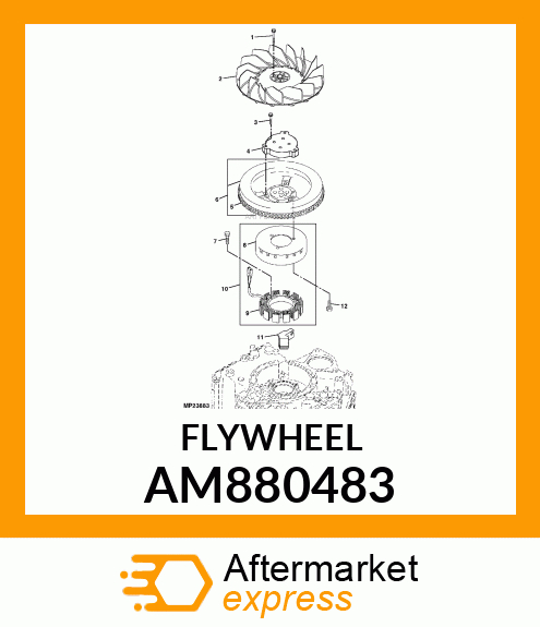 Flywheel AM880483