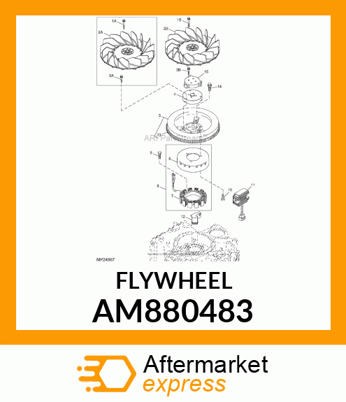 Flywheel AM880483