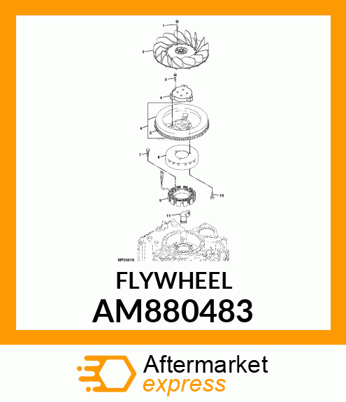 Flywheel AM880483