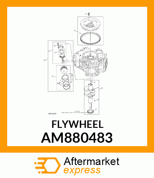 Flywheel AM880483