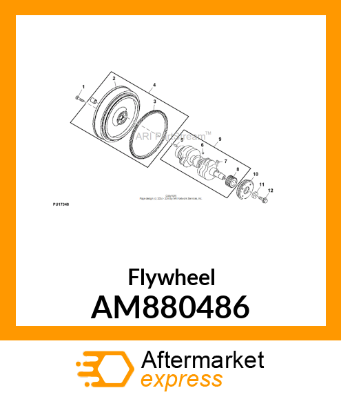 Flywheel AM880486