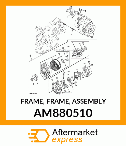 FRAME, FRAME, ASSEMBLY AM880510