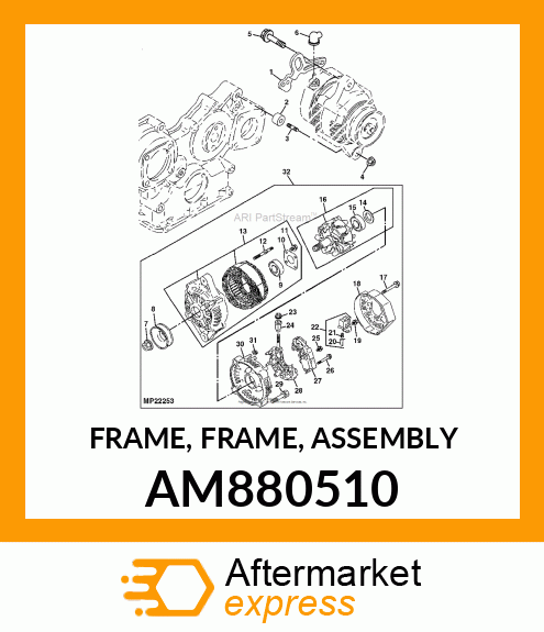 FRAME, FRAME, ASSEMBLY AM880510