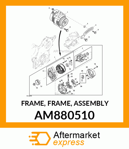 FRAME, FRAME, ASSEMBLY AM880510