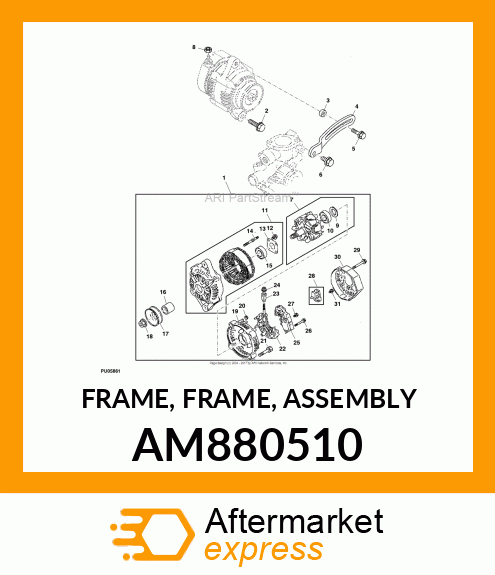 FRAME, FRAME, ASSEMBLY AM880510