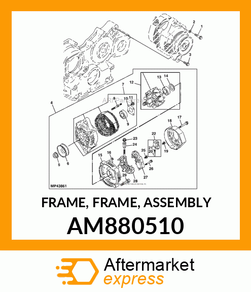 FRAME, FRAME, ASSEMBLY AM880510