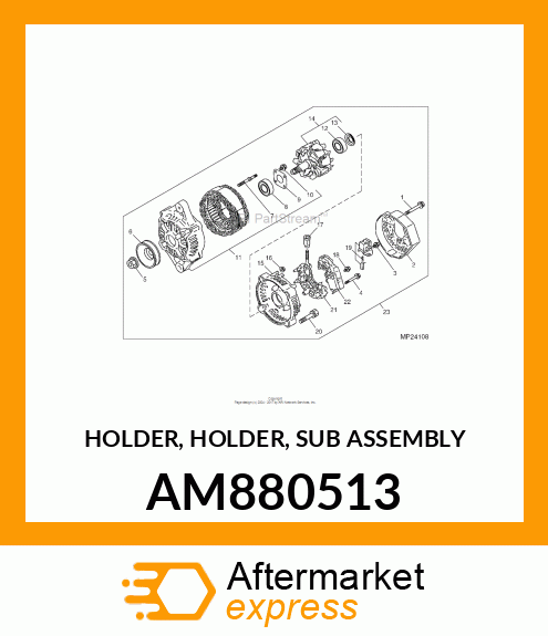 HOLDER, HOLDER, SUB ASSEMBLY AM880513