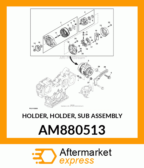 HOLDER, HOLDER, SUB ASSEMBLY AM880513