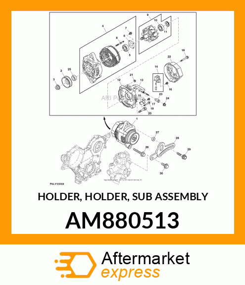 HOLDER, HOLDER, SUB ASSEMBLY AM880513