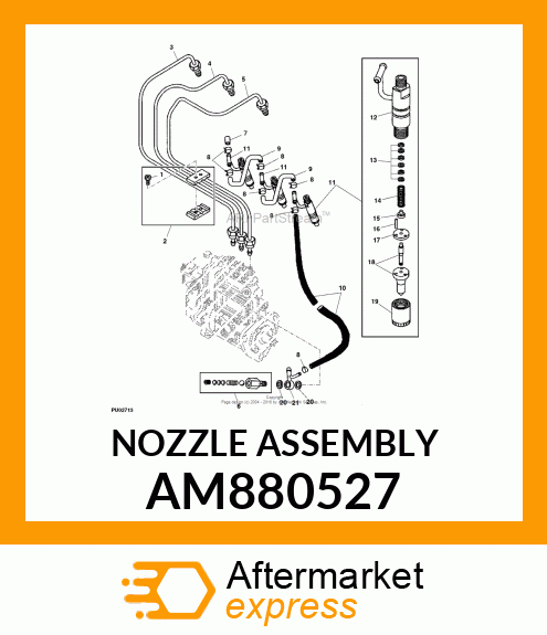 NOZZLE ASSEMBLY AM880527