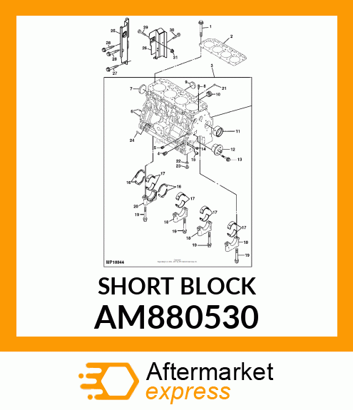 SHORT BLOCK AM880530