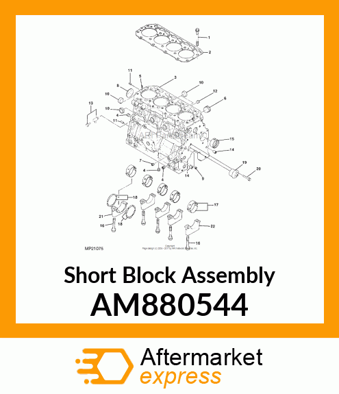 Short Block Assembly AM880544