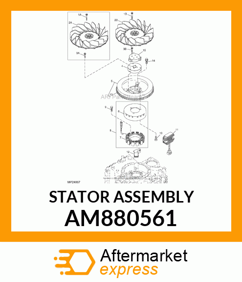 Stator AM880561