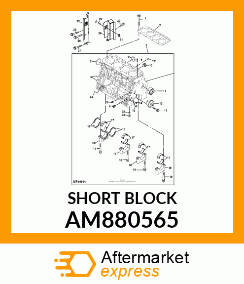 SHORT BLOCK AM880565