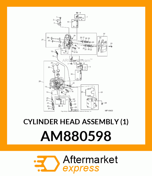 Cylinder Head AM880598
