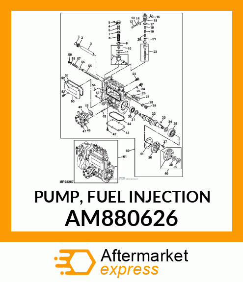 Fuel Injection Pump AM880626