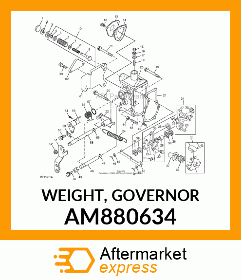 WEIGHT, GOVERNOR AM880634