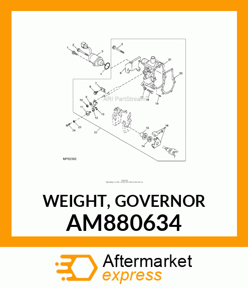 WEIGHT, GOVERNOR AM880634