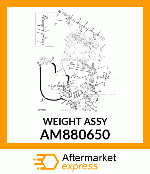 WEIGHT ASSY AM880650