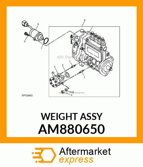 WEIGHT ASSY AM880650