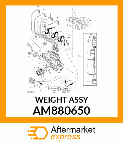 WEIGHT ASSY AM880650