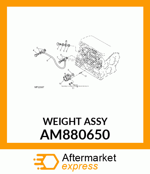 WEIGHT ASSY AM880650