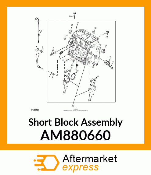 Short Block Assembly AM880660