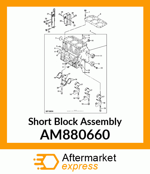 Short Block Assembly AM880660