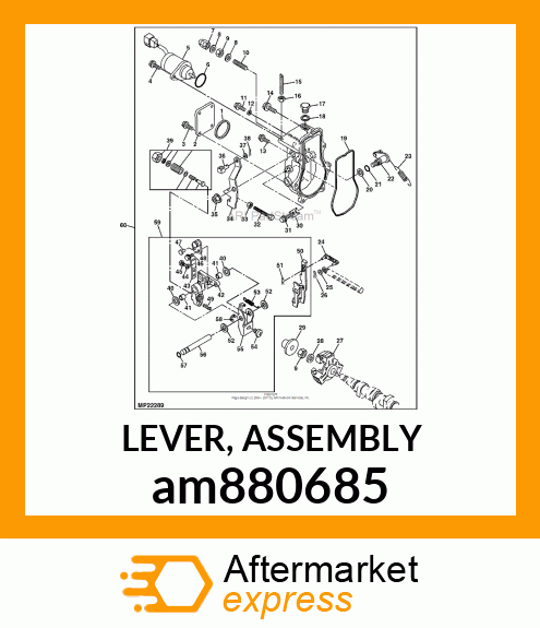LEVER, ASSEMBLY am880685