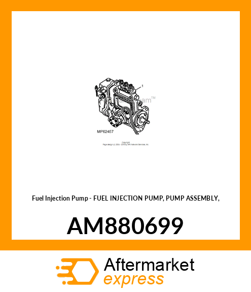 Fuel Injection Pump AM880699