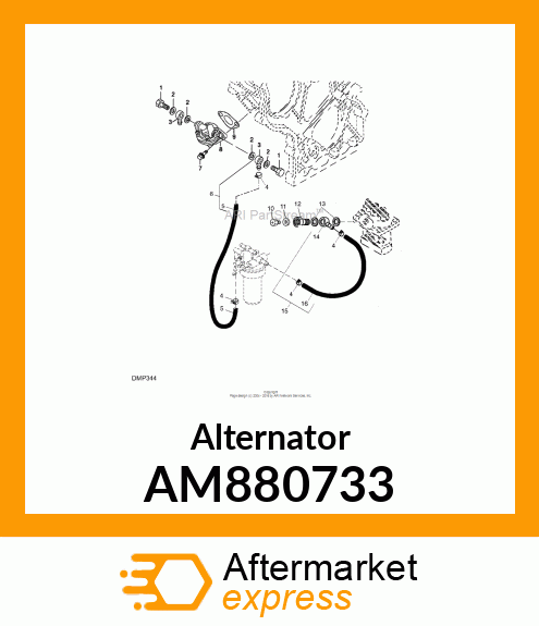 Alternator AM880733
