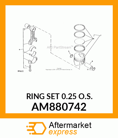 RING SET 0.25 O.S. AM880742