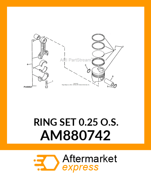 RING SET 0.25 O.S. AM880742