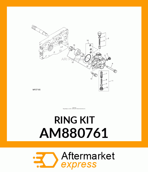 KIT, GASKET AM880761