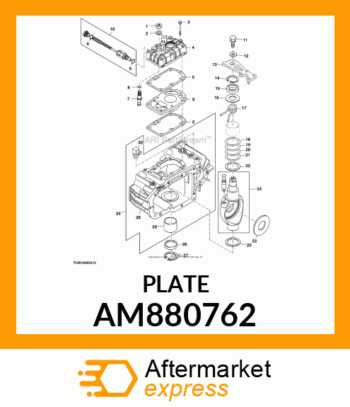 PLATE AM880762