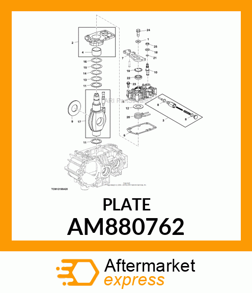 PLATE AM880762