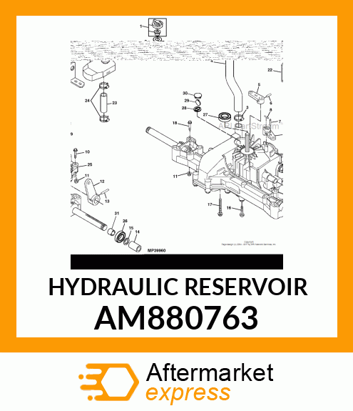 Hydraulic Reservoir AM880763