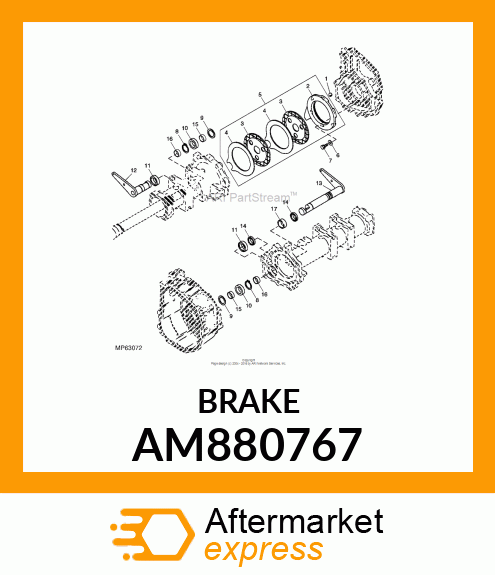 BRAKE AM880767